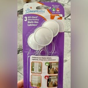 Ezy-Check Dreambaby Multi-Use Latch, 3 Pack